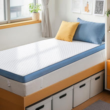 Load image into Gallery viewer, PERLECARE 3 Inch Firm Mattress Topper Twin XL, Cooling Gel-Infused & Bamboo Charcoal Memory Foam Bed Topper for Pressure Relief, High-Density Mattress Pad with Removable Cover