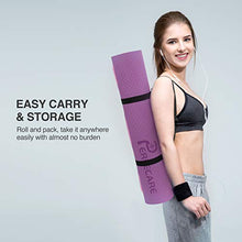 Load image into Gallery viewer, PCYM01K 2 Pack Yoga Mat TPE Exercise Mat Workout Mat Pilates Mat