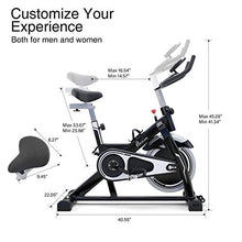 Load image into Gallery viewer, PCSB01 Indoor Cycling Bike, Sturdy Exercise Bike Stationary with Comfortable Seat