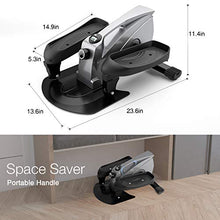 Load image into Gallery viewer, PCPE01 Under Desk Elliptical Mini Elliptical Machine Suitable for Gym Office Home