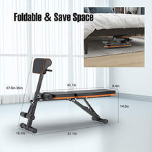 Load image into Gallery viewer, PCWB01 Adjustable Weight Bench for Full Body Workout