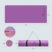 Load image into Gallery viewer, PCYM01K 2 Pack Yoga Mat TPE Exercise Mat Workout Mat Pilates Mat