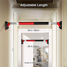 Load image into Gallery viewer, PCPUB01 Pull Up Bar for Doorway Strength Training Chin Up Bar No Screws Workout Bar