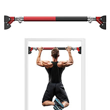 Load image into Gallery viewer, PCPUB01 Pull Up Bar for Doorway Strength Training Chin Up Bar No Screws Workout Bar