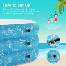 Load image into Gallery viewer, PCISP02 Swimming Pool for Kiddie, Kids, Adults, Toddlers, 120'' x 72'' x 22'' Backyard/Garden/Outdoor Pool