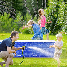 Load image into Gallery viewer, PCISP02 Swimming Pool for Kiddie, Kids, Adults, Toddlers, 120'' x 72'' x 22'' Backyard/Garden/Outdoor Pool