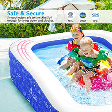 Load image into Gallery viewer, PCISP02 Swimming Pool for Kiddie, Kids, Adults, Toddlers, 120'' x 72'' x 22'' Backyard/Garden/Outdoor Pool