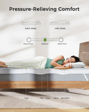 Load image into Gallery viewer, PERLECARE Full Size 4 inch Cooling Mattress Topper with Bamboo Cover
