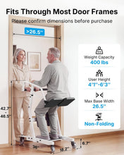 Load image into Gallery viewer, PERLECARE Sit to Stand Lift for Elderly, Stand Assist with Adjustable Height Options, Safety Belt and Lockable Smooth Casters, Easy Operation, Ideal for Post-Surgery Recovery and Disabled Individuals
