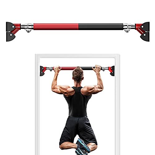 PCPUB01 Pull Up Bar for Doorway Strength Training Chin Up Bar No Screws Workout Bar