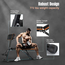 Load image into Gallery viewer, PCWB01 Adjustable Weight Bench for Full Body Workout
